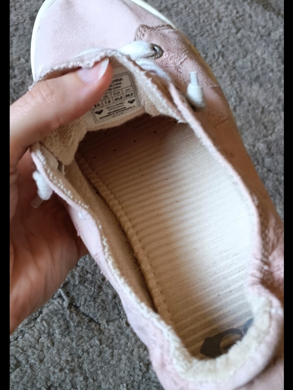 🩷 Roxy Bayshore II Pink Slip-on Sneakers Shoes Womens 9.5 Memory Foam Summer - Picture 13 of 14